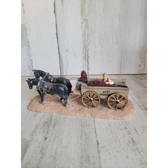 Lemax Boothill undertaker AS IS spooky town Village accessory Halloween - Picture 3 of 6